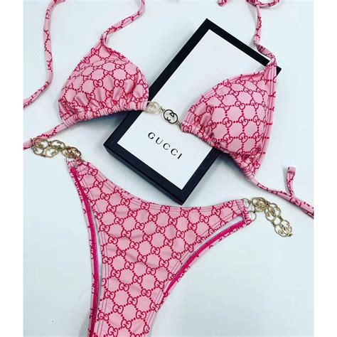 gucci womens swimsuit|gucci bikini set.